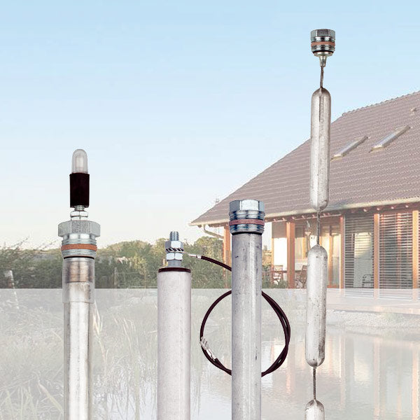 Signalanoden, Opferanoden, Kettenanoden für Wasserboiler