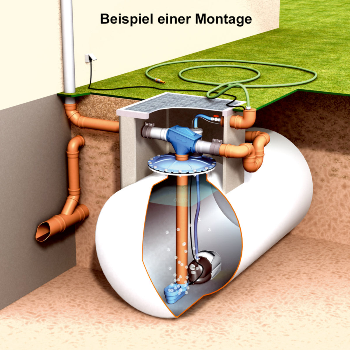 Öltank-Umrüstset 3 mit Patronenfilter, Domdeckel, Rapidverbinder und beruhigtem Zulauf
