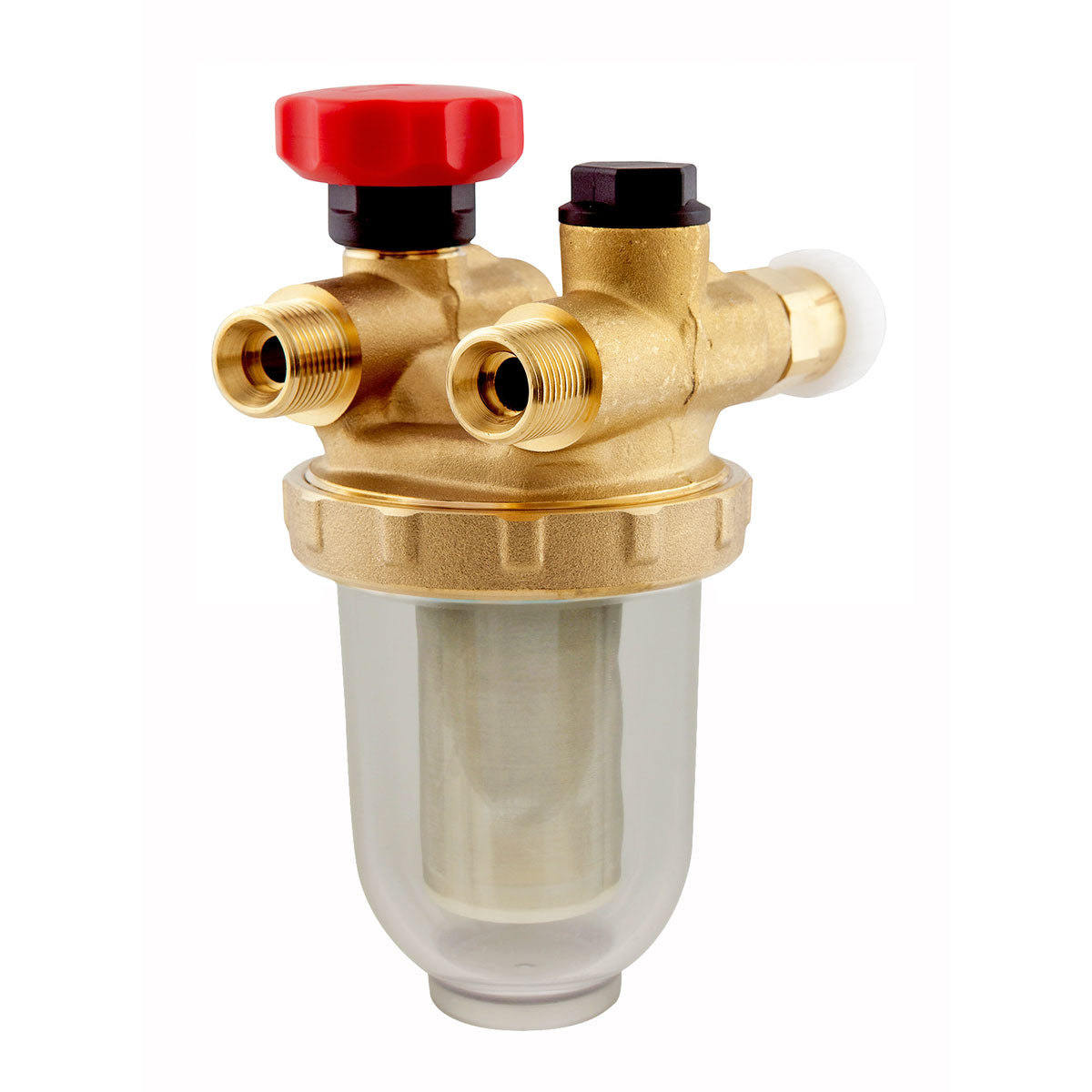 Einstrang-Heizölfilter R 500 mit Rücklaufanschluss und Stahlsieb-Filtereinsatz