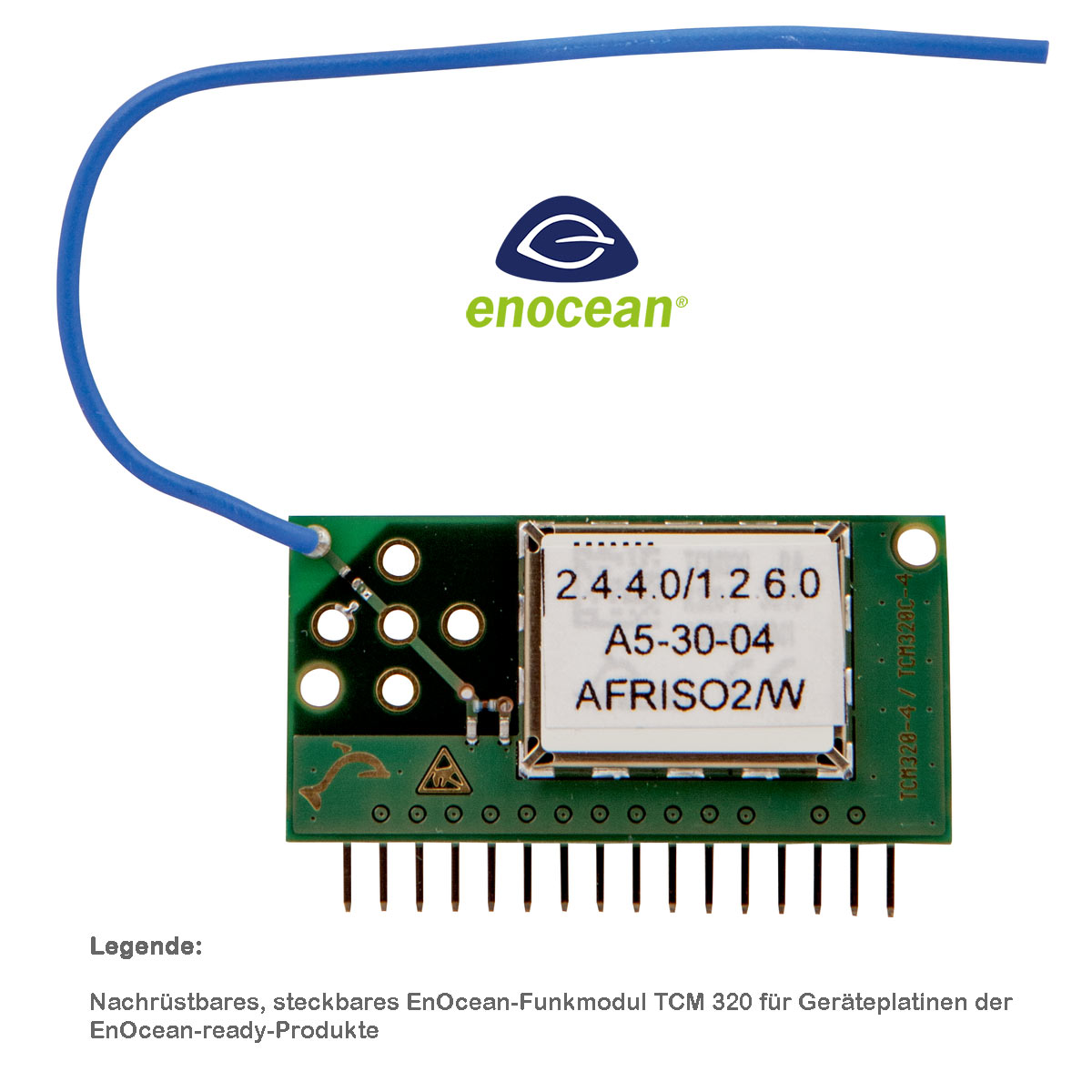 EnOcean-Funkmodul TCM 320 zur Nachrüstung an EnOcean-ready Geräten von AFRISO