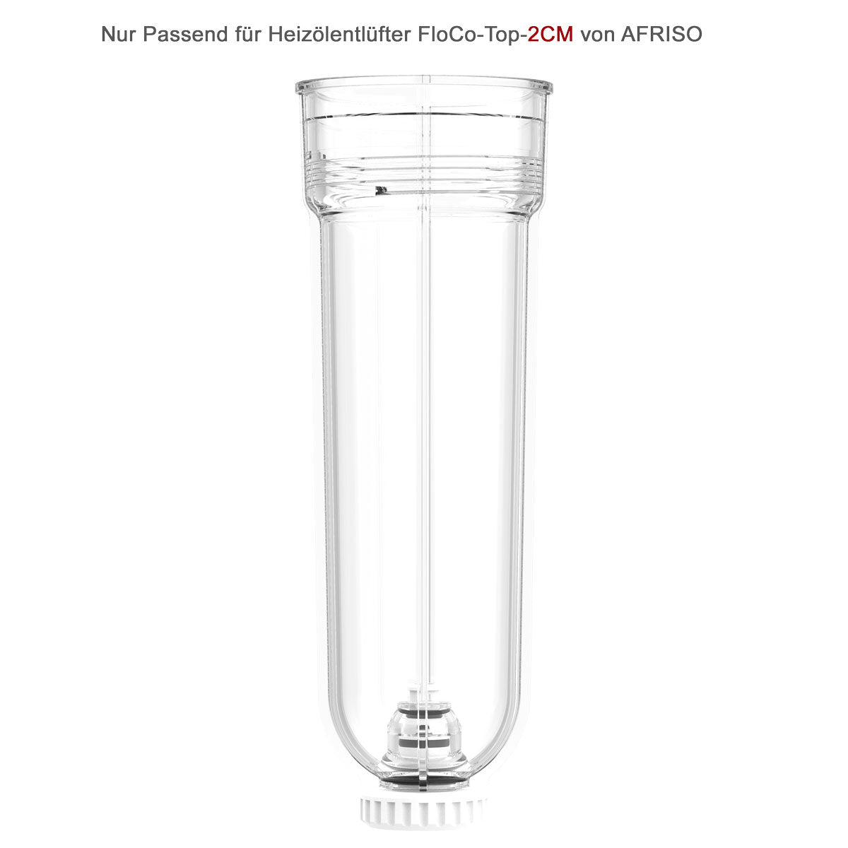 Ersatz-Filtertasse Optimum (lang) mit Entleerventil für FloCo-Top-2CM