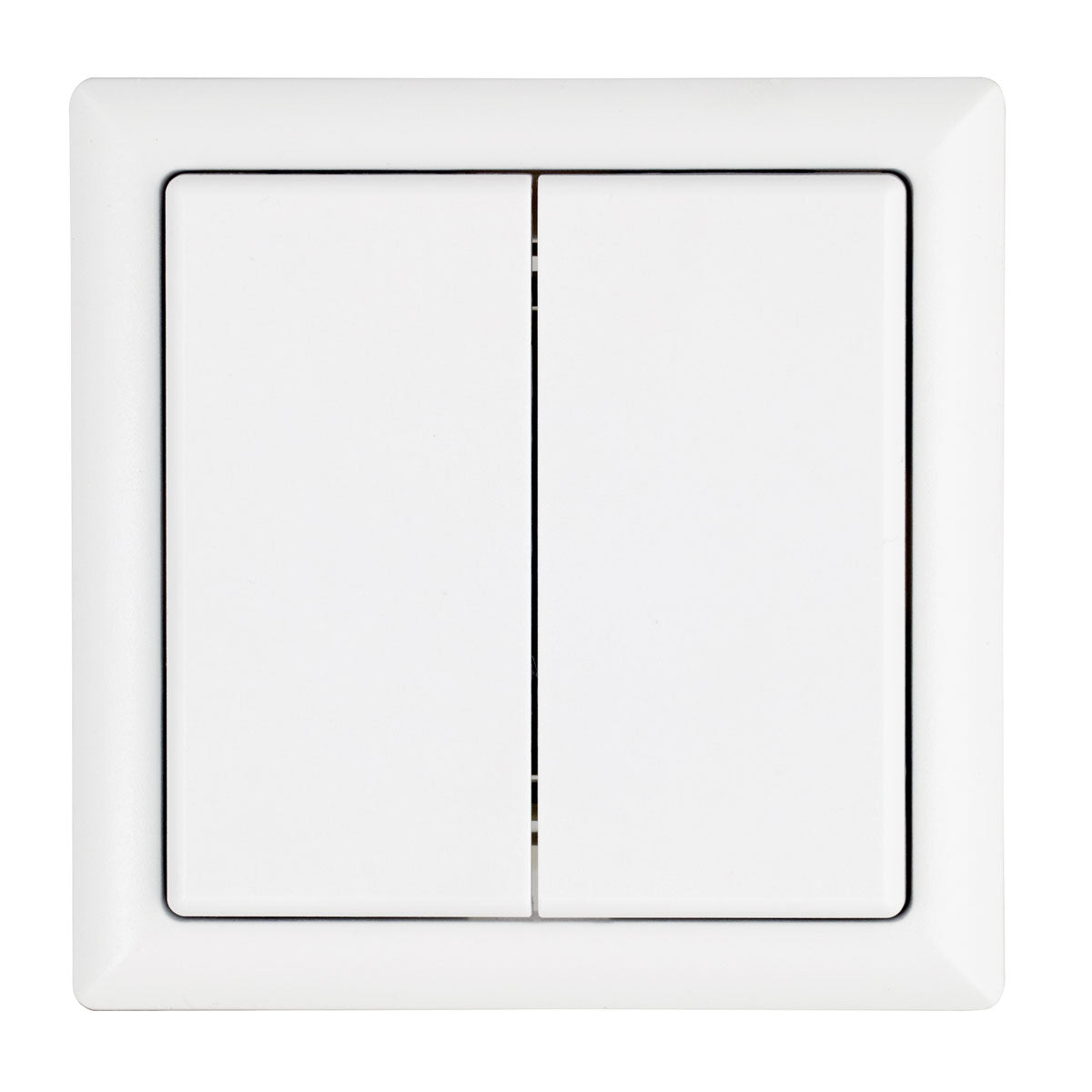 EnOcean®-Funk-Flächentaster FT4F-rw mit Doppelwippe