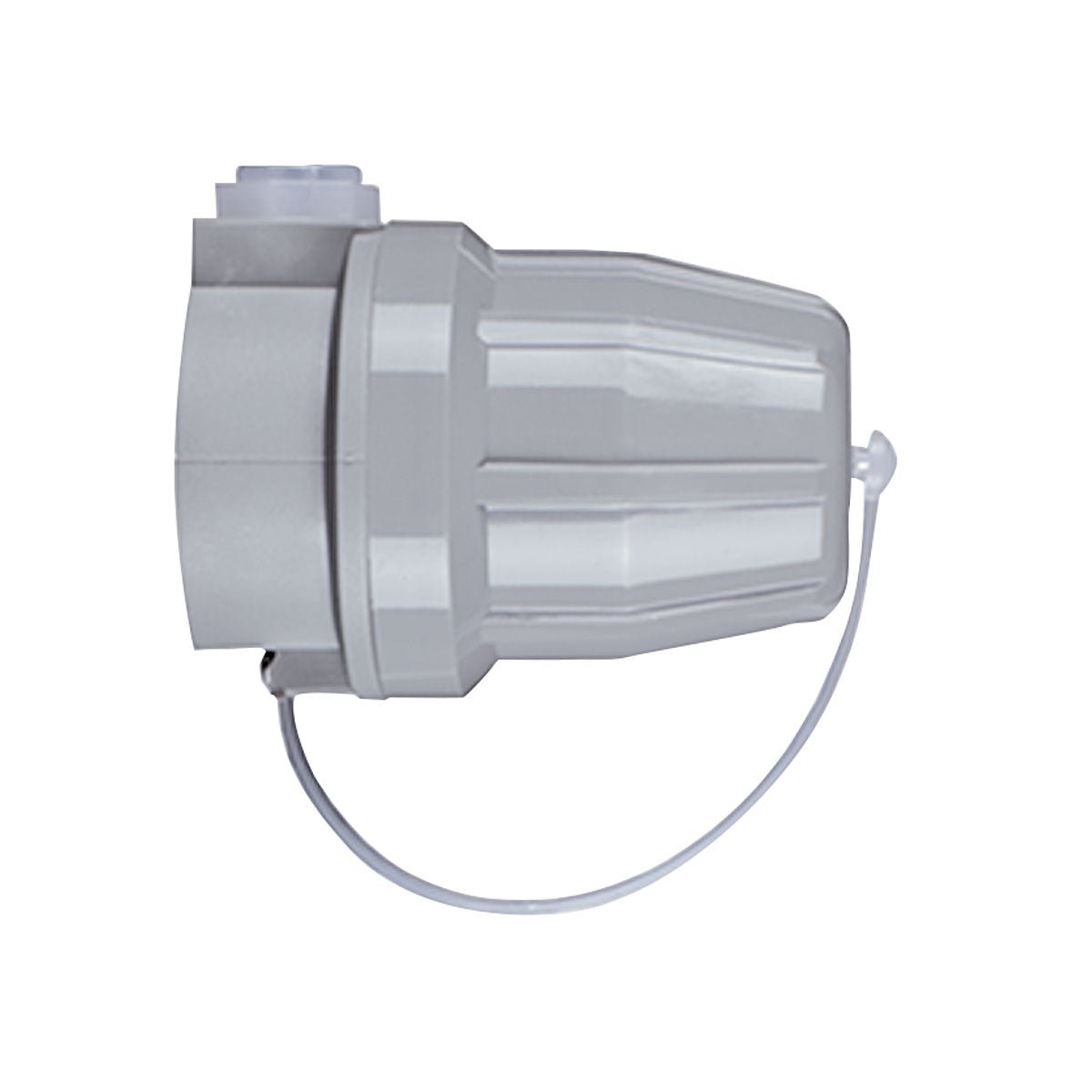 Grenzwertgeber-Anschlussarmatur GWG 905-W grau, zur Wandmontage