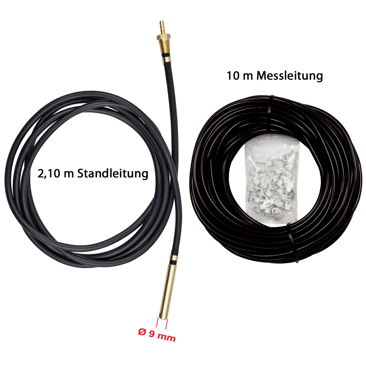 Montagesatz für Batterietanks ohne freien Anschluss geeignet für pneumatische Füllstandmessgeräte