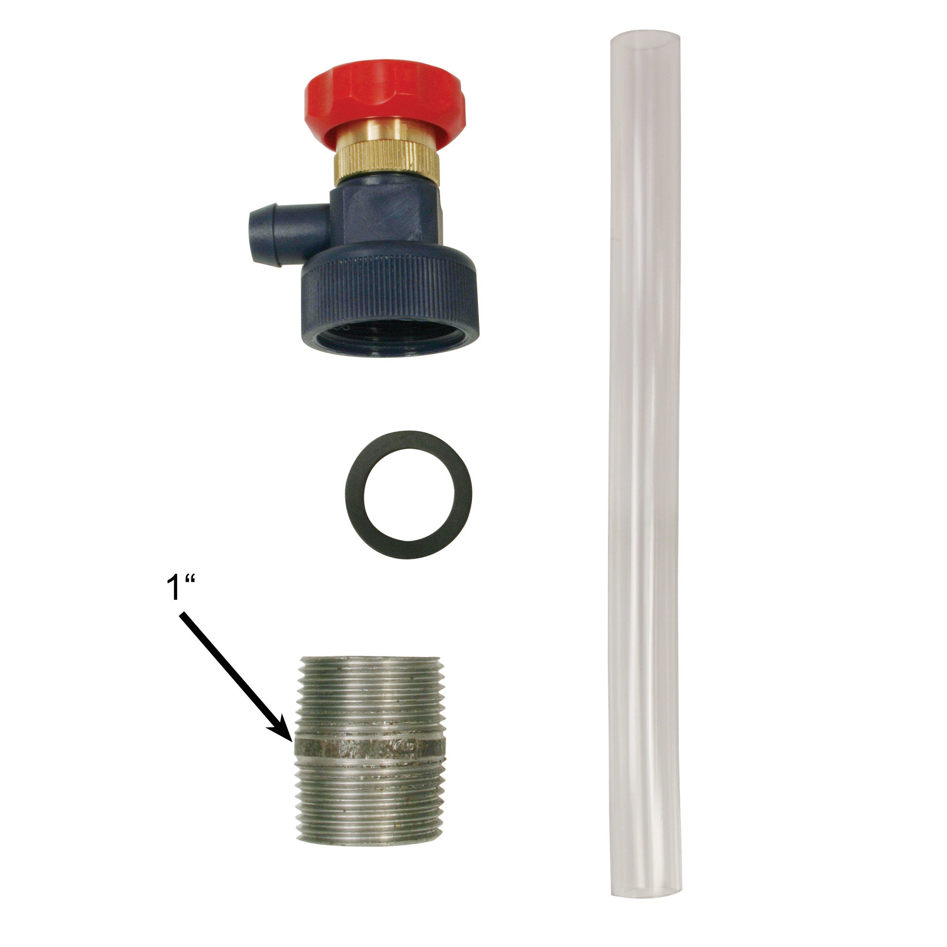 Prüfventil für doppelwandige oberirdische Zylindertanks (DIN 6616 oder DIN 6618-3)