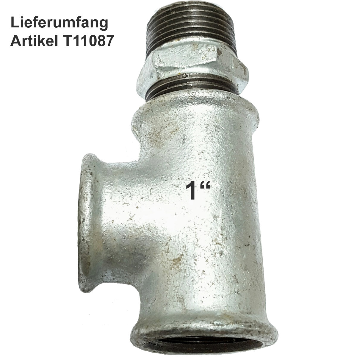 Peilrohr Adapter 1" für Einbau Pegelsonde / Tauchsonde