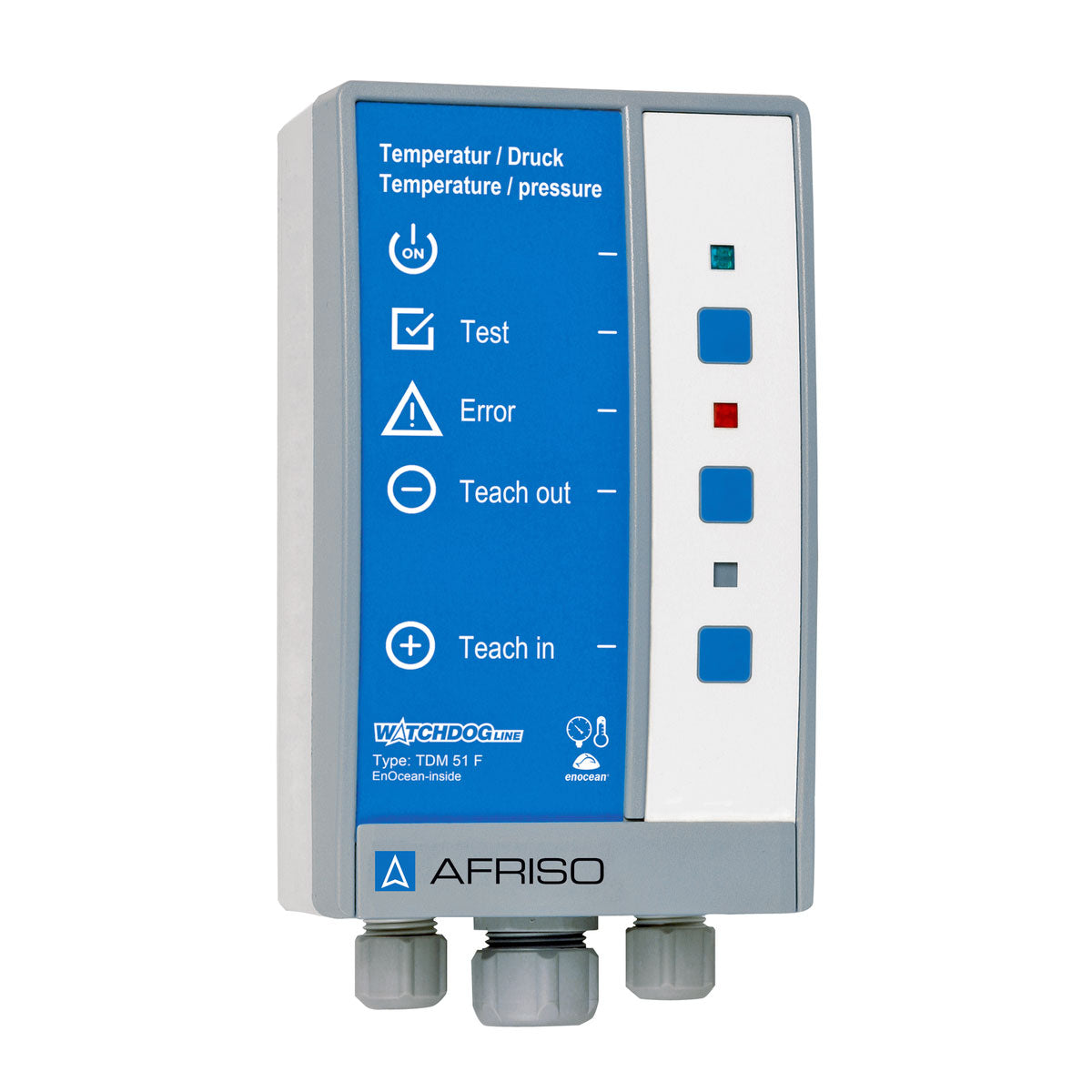 EnOcean®-Funk Temperatur- und Druckmessgerät TDM 51 F