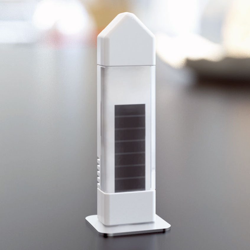 Smarthome Funk-Sensor für Temperatur- und Luftfeuchte FTM 20 TF mit Standfuß und Abdeckkappe