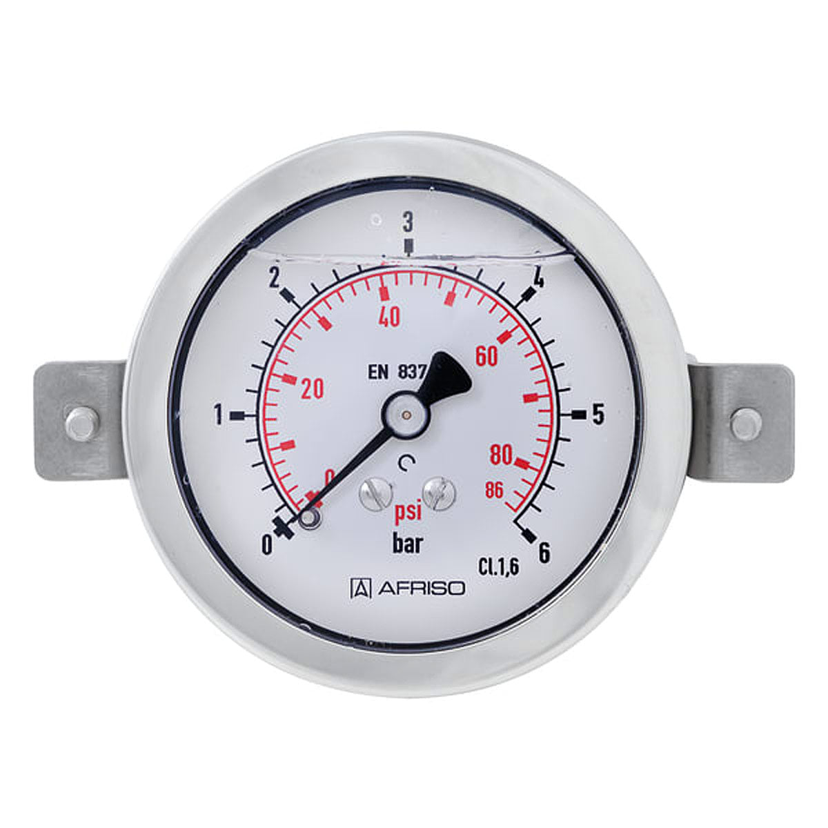 Rohrfeder-Glyzerinmanometer Typ D7 RF63Gly