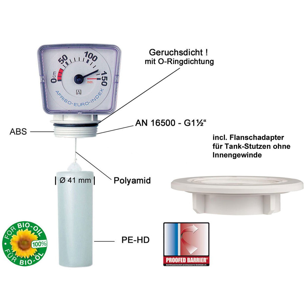 Misuratore Di Livello AFRISO MT-PROFIL R Per Serbatoi - Profondità Fino A 250 Cm - Foto 6