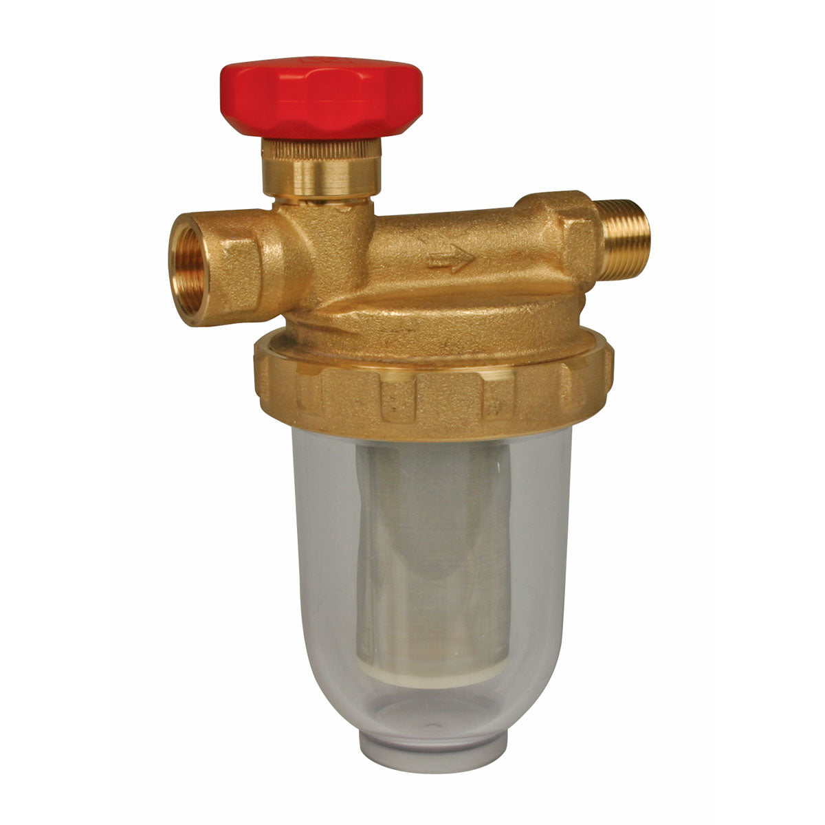 Einstrangfilter V 3/8 Zoll 500 St (Stahlsieb 320 l/h)