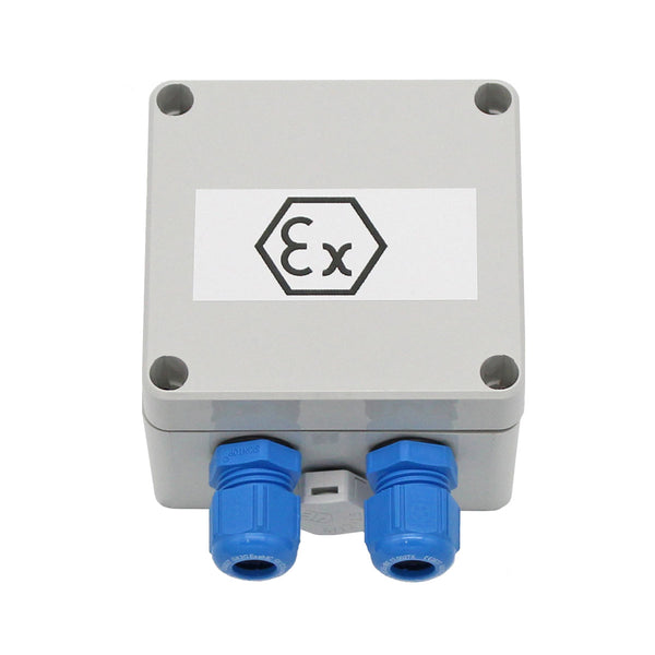 Verteilerdose mit Druckausgleichsfilter für EEx-Bereiche (ATEX-Zulassung) für hydrostatische Tauchsonden