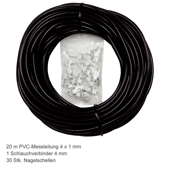 PVC-Schlauch ⌀ 4 x 1 mm, 20 m für pneum. Füllstandmessgeräte